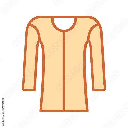 Fleece jacket Vector Icon