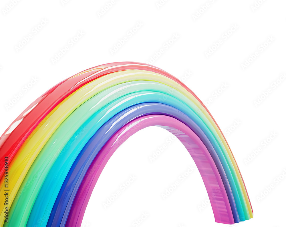 Obraz premium Abstract rainbow background, png