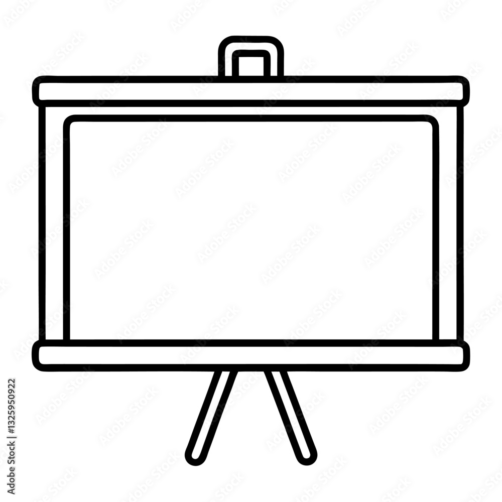 tv screen isolated on white presentation board with blank screen tv screen isolated on white presentation board with blank screen