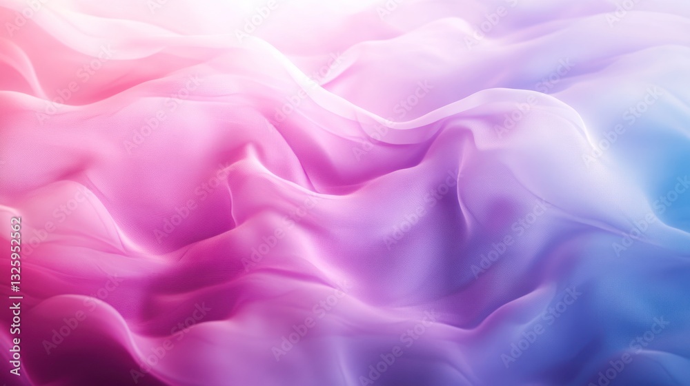 Obraz premium Abstract vibrant flowing fabric