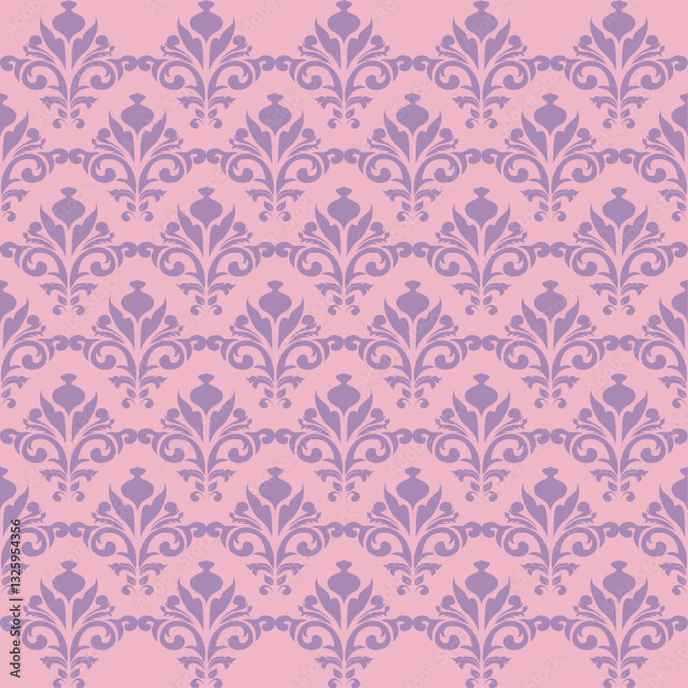 Luxury Damask Pattern – Elegant Ornate Design for High-End Interiors and Fashion Indulge in timeless sophistication with this exquisite damask pattern, meticulously crafted