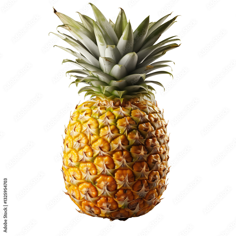 Fototapeta premium pineapple isolated on white background