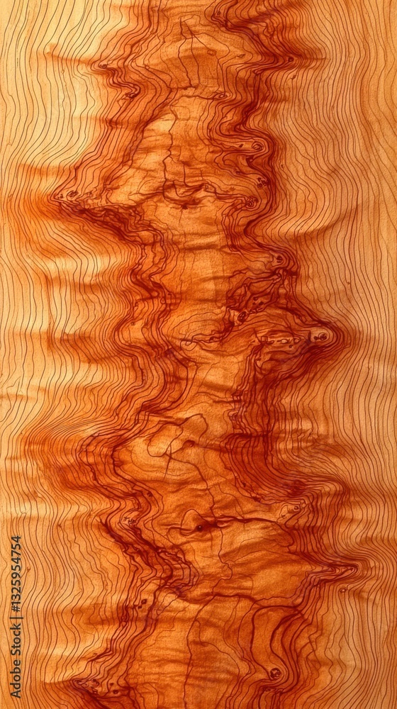 Naklejka premium Detailed wood texture featuring natural patterns and colors ideal for design and craft projects