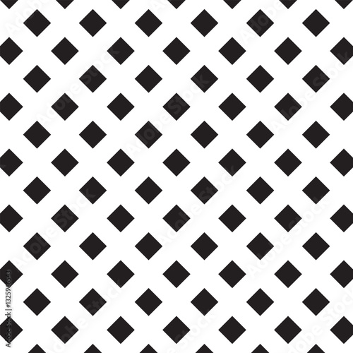 Seamless harlequin pattern-black and white on white and transparent Background. EPS 10.
