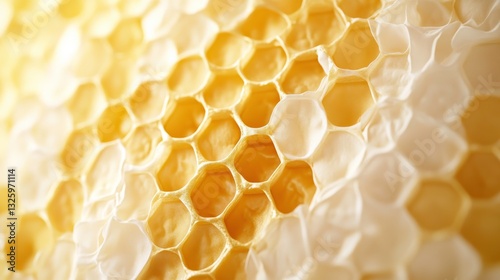 close up of honeycomb