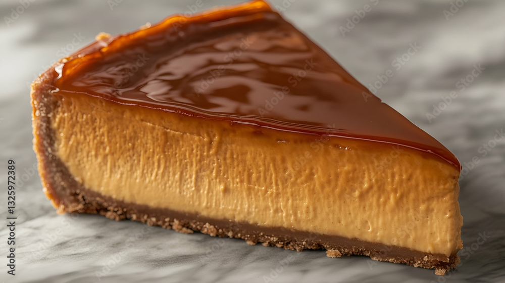 Caramel Cheesecake Slice