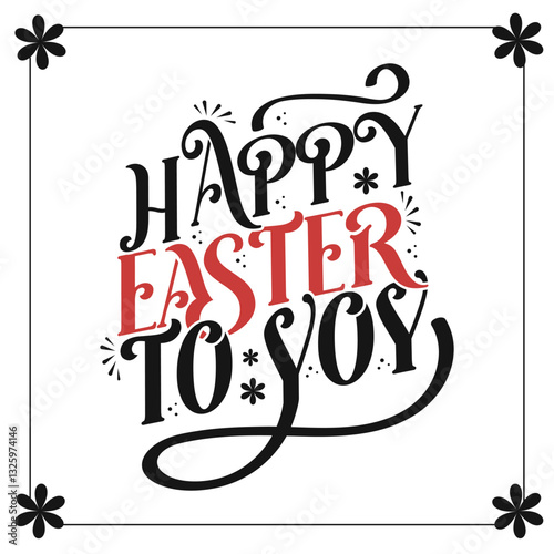 Wallpaper Mural Hand written Easter phrases Greeting card templates with Easter eggs isolated on white background Happy easter lettering calligraphy style Torontodigital.ca