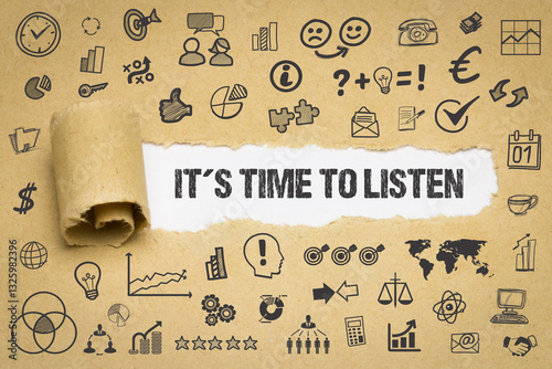 It´s time to listen	
