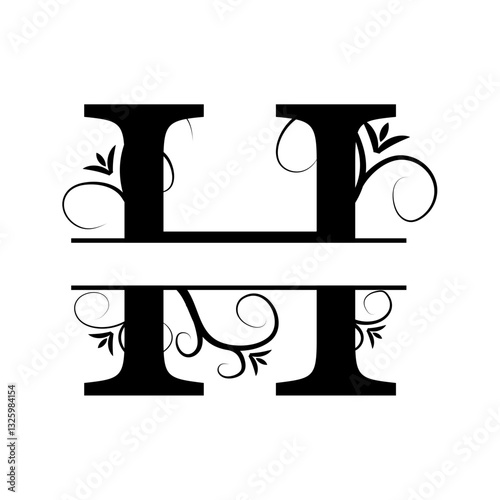 H Letter Monogram