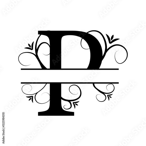 P Letter Monogram