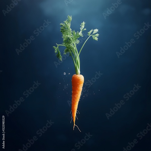 Carrot with Green Top