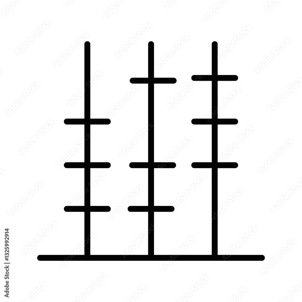 Abacus Vector Icon Abacus Vector Icon