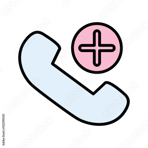 Emergency phone Vector Icon