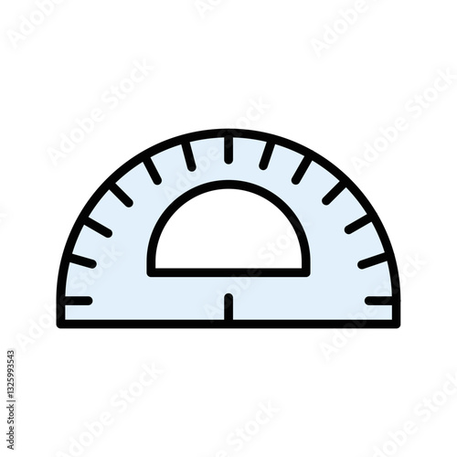 Protractor Vector Icon