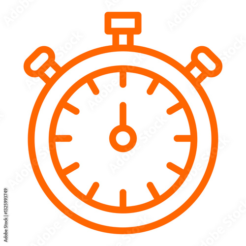 Vector Design Stopwatch Icon Style