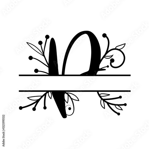 P Letter Monogram