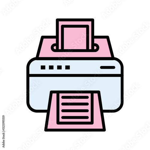 Inkjet Printer Vector Icon