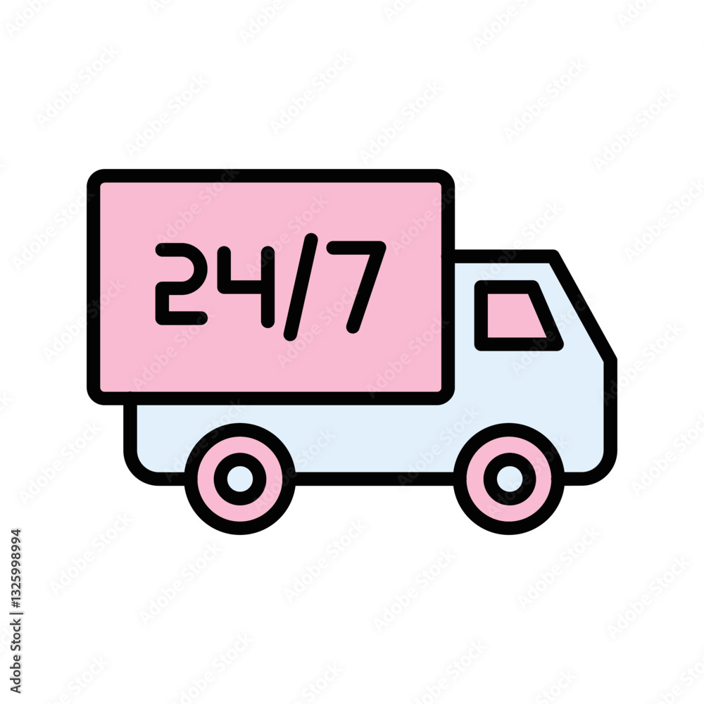 Transportation Service Vector Icon