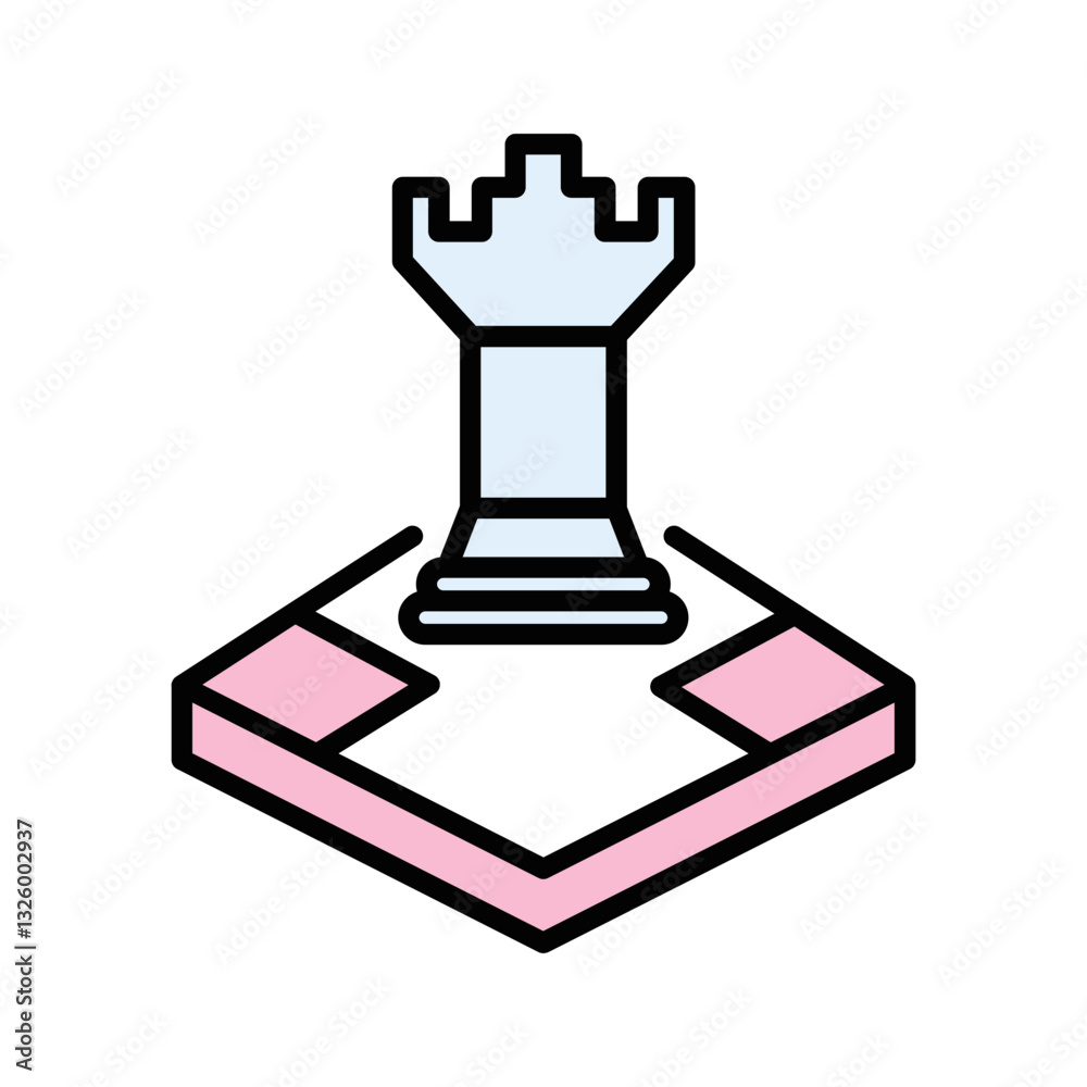 Strategy Game Vector Icon Strategy Game Vector Icon