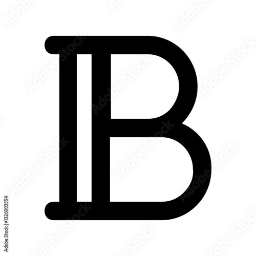 abstract bold Shape line icon 