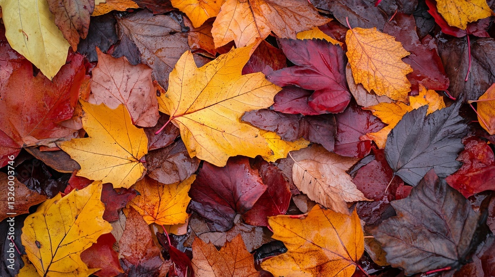 19.Background with autumn leaves 19.Background with autumn leaves