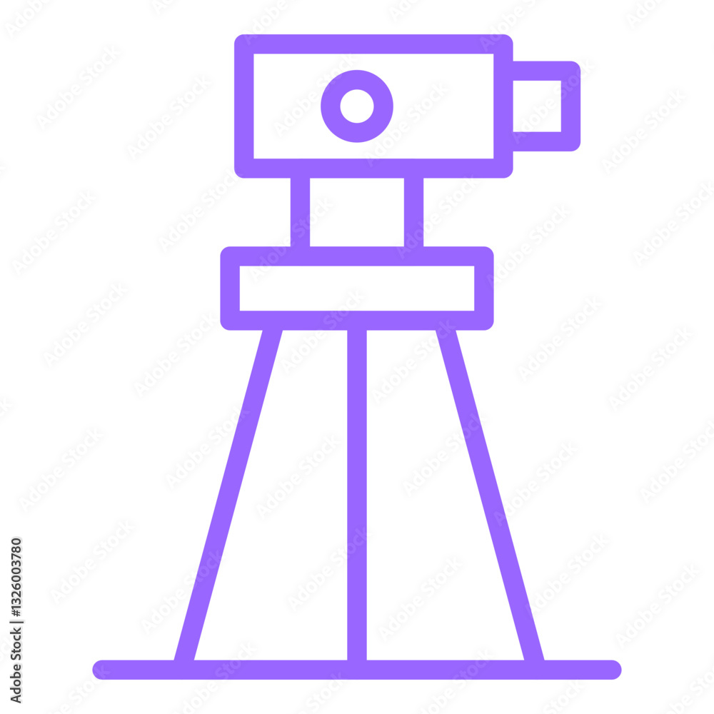 Surveying Equipment Vector Design Icon Style Surveying Equipment Vector Design Icon Style
