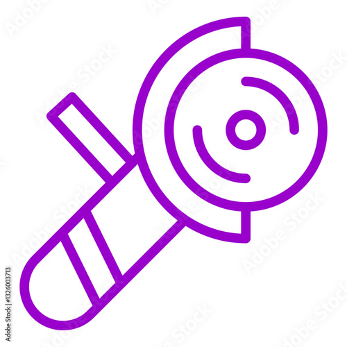 Angle Grinder Vector Design Icon Style