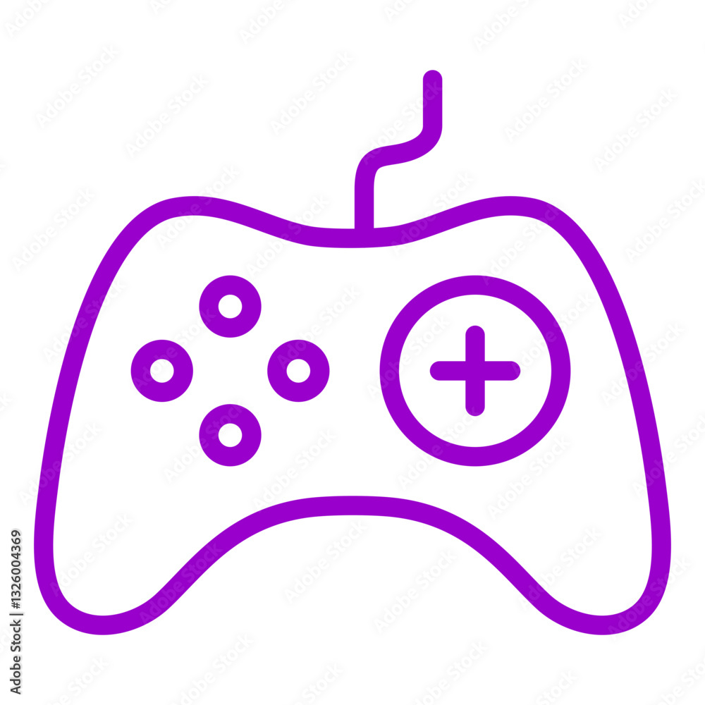Gamepad Vector Design Icon Style