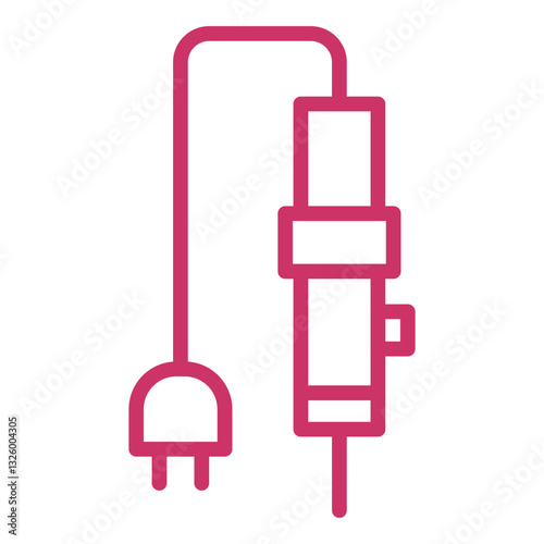 Soldering Iron Vector Design Icon Style