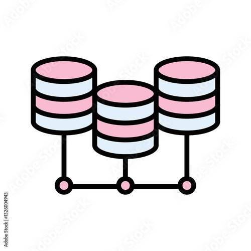 Data Center Vector Icon