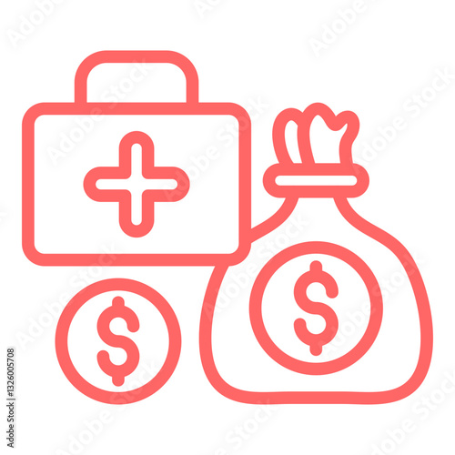 Emergency Fund Vector Design Icon Style