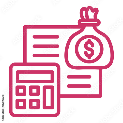 Expense Vector Design Icon Style