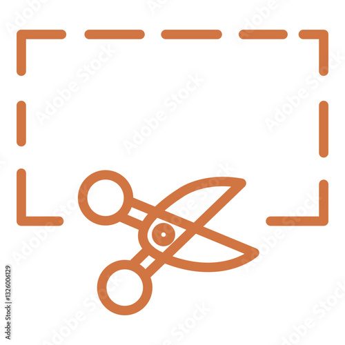 Coupon Cutter Vector Design Icon Style