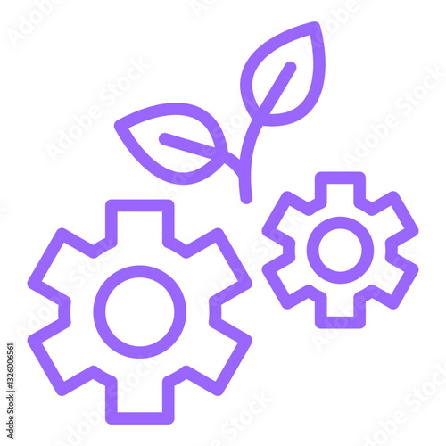 Sustainable Development Vector Design Icon Style