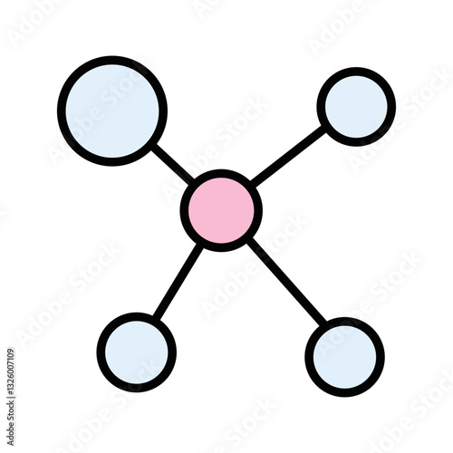 Network Topology Vector Icon