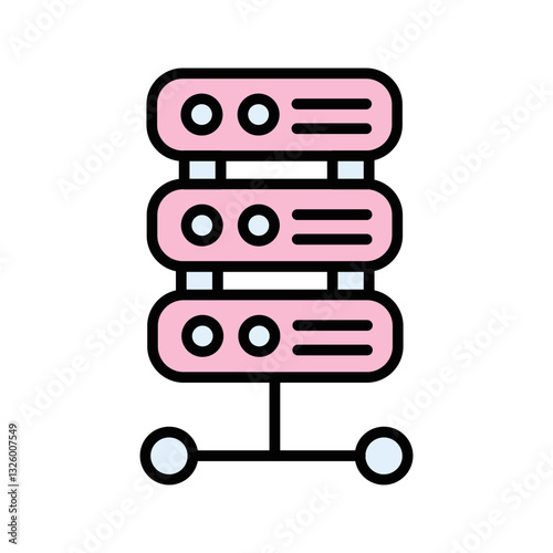 Data Center Vector Icon