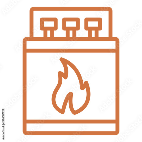 Matchbox Vector Design Icon Style