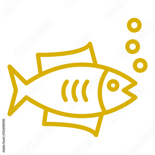 Tuna Vector Design Icon Style