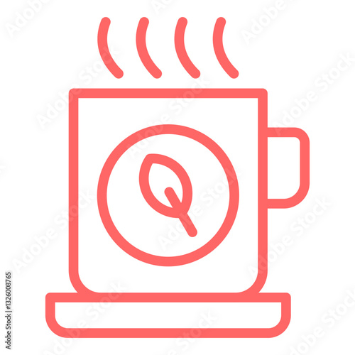 Green Tea Vector Design Icon Style
