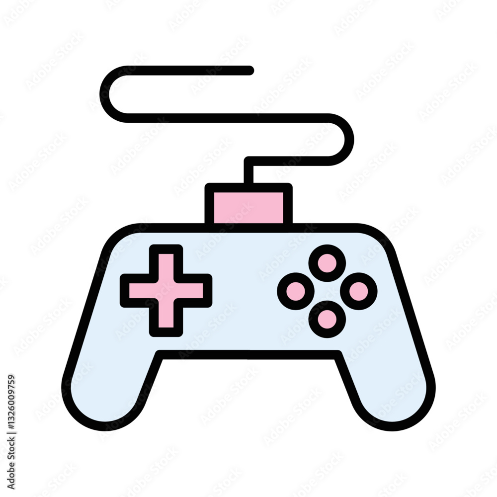 Video Game Console Vector Icon