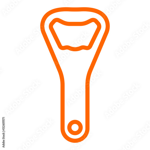 Vector Design Bottle Opener Icon Style