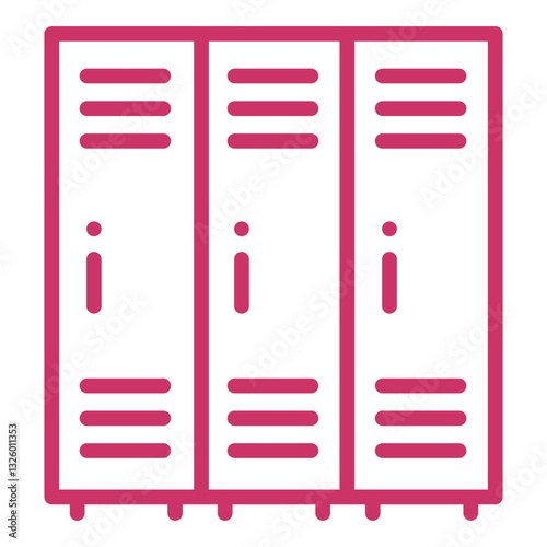 Vector Design Lockers Icon Style