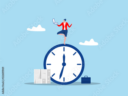 Team Business and robot or ai Artificial Intelligence help grow rising arrow chart partnership to develop Growth strategy or improve work efficiency concept