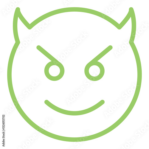 Vector Design Devil Icon Style