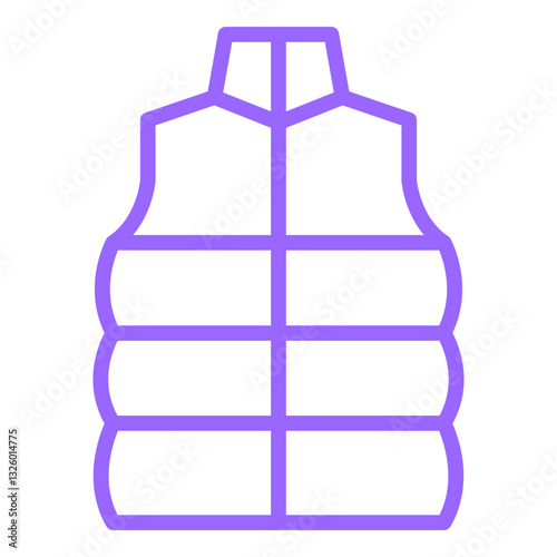 Vector Design Coat Vest Icon Style