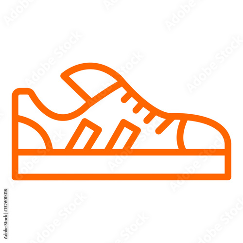 Vector Design Casual Shoes Icon Style