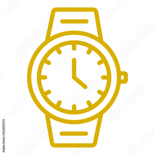 Vector Design Wristwatch Icon Style