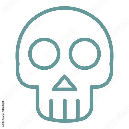 Vector Design Skull Icon Style