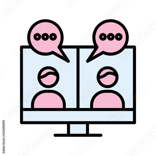 Telepresence Vector Icon