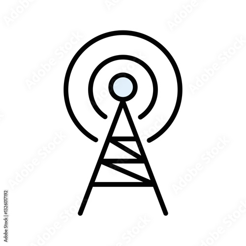 Radio Station Vector Icon